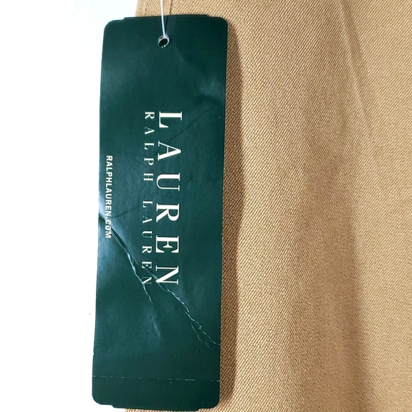 LAUREN Ralph Lauren Andalucia Fenwick Tan Pants 10 NWT - Picture 8 of 11